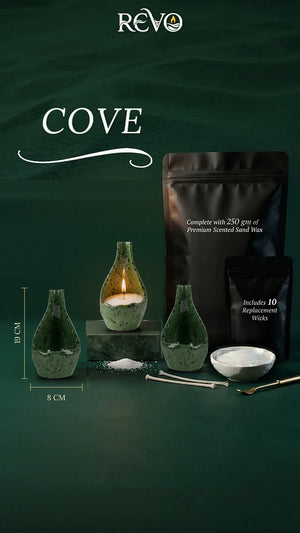 COVE Speckled Black - poster