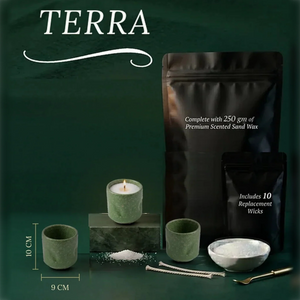 TERRA Green Beige - poster