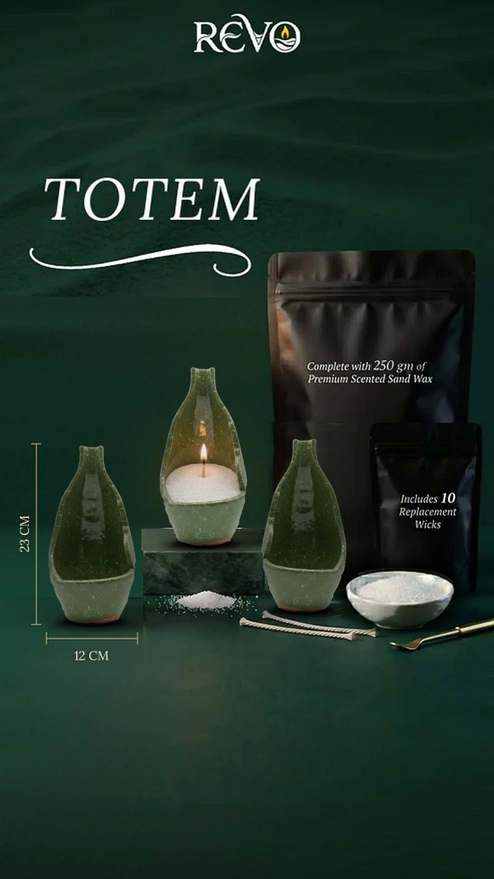 TOTEM Mint Beige - poster